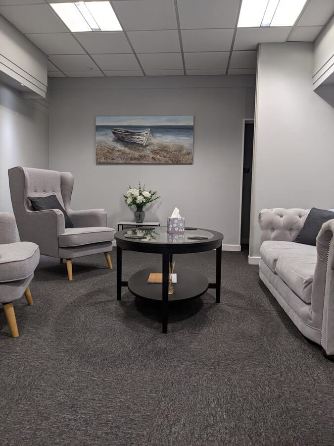 Portishead Funeral Services waiting area